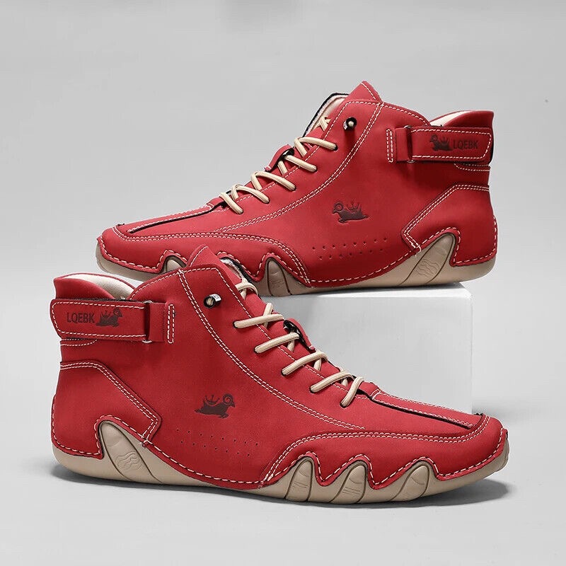 Men'S Shoes Comfortable Walking - Skórzane buty codzienne, sneakersy męskie, modne