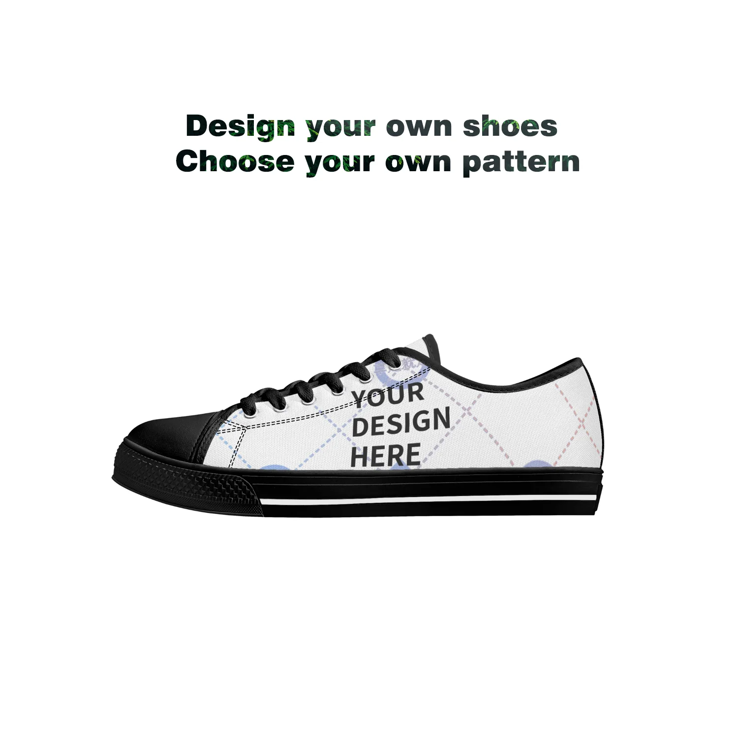Men Shoes Eu To Us Size - Personalizowane, indywidualne nadruki, designerskie buty, płócienne