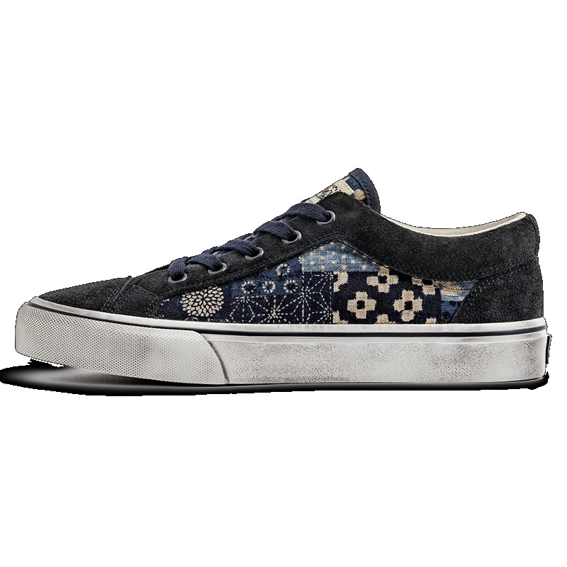 Men'S Shoes Japanese Brand - Męskie buty japońskie retro z nadrukiem,