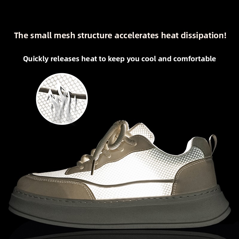 Men Shoes Eu To Us Size - Męskie oddychające buty skate na platformie
