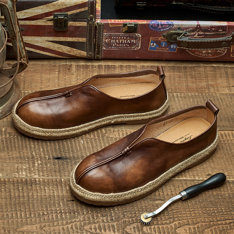 Monk Strap Shoe - Męskie ręcznie robione mokasyny typu monk