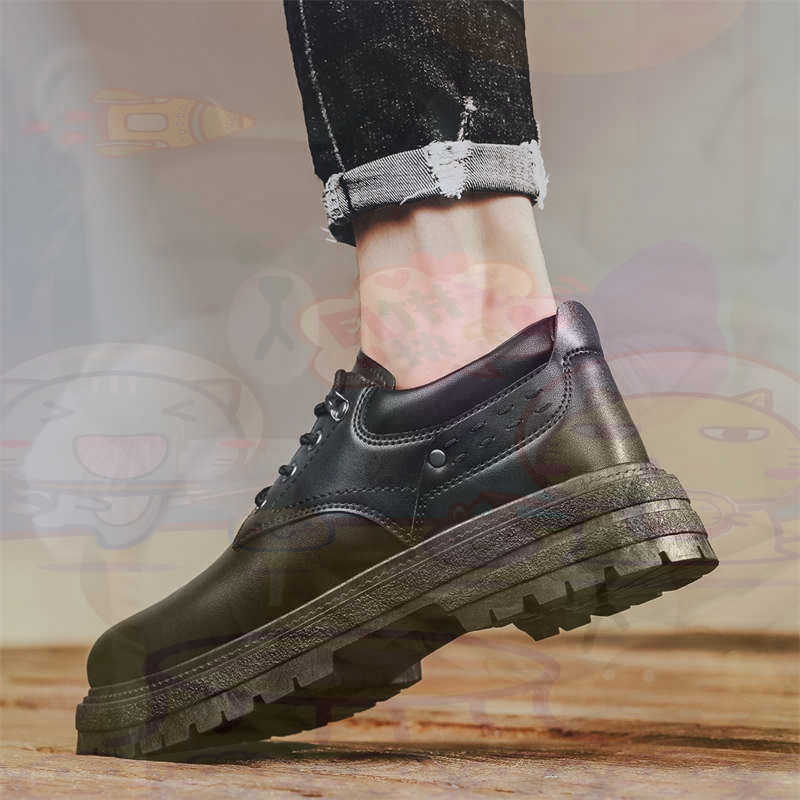 Men'S Shoes Clearance Sale - Ciemna skóra naturalna Modne tenisówki Tenisowe