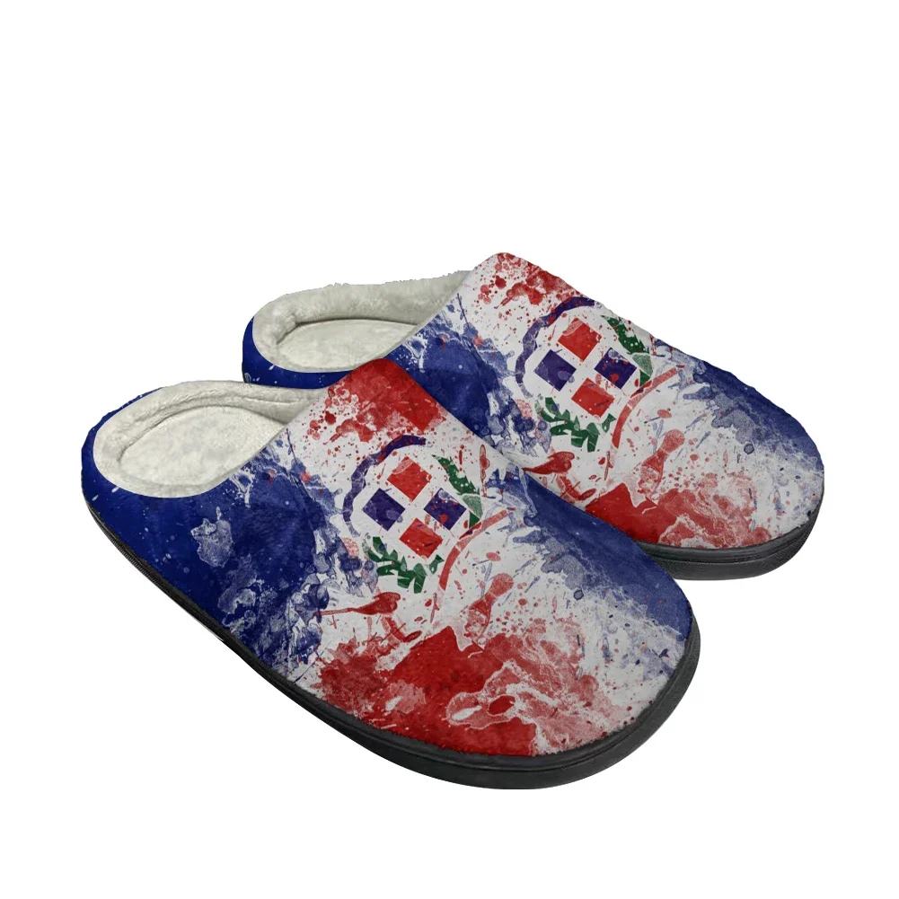 Men Shoes Winter - Republika Dominikana Modne Bawełniane Personalizowane Kapcie