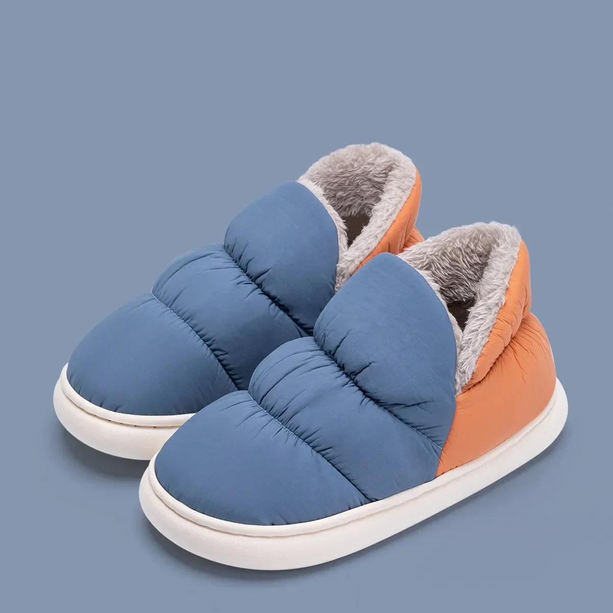 Men Shoes Winter - Kobiety Mężczyźni Kapcie Zimowe Puchowe Wodoodporne
