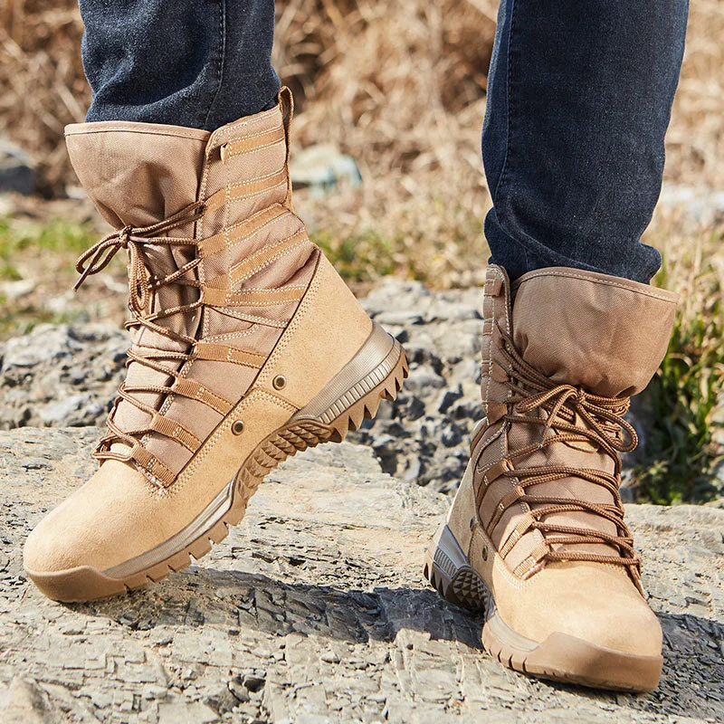 Men Shoes Eu To Us Size - Gorące Taktyczne Buty Pustynne z Wysoką