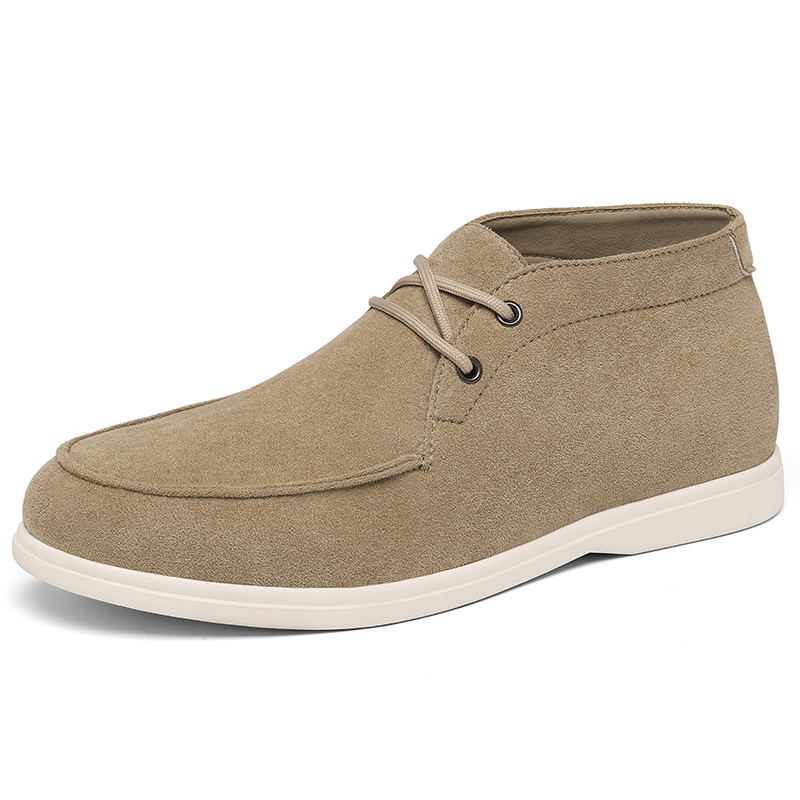 Men'S Shoes Business Casual - Klasyczne brytyjskie botki chukka ze skóry