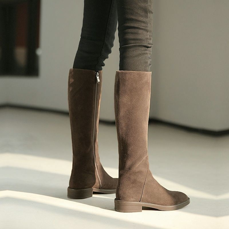 Men Shoes Boots - Damskie zimowe ciepłe buty, eleganckie botki,
