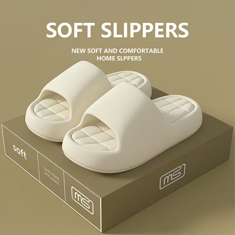 Men'S Shoes For Summer - Damskie klapki domowe z grubą miękką