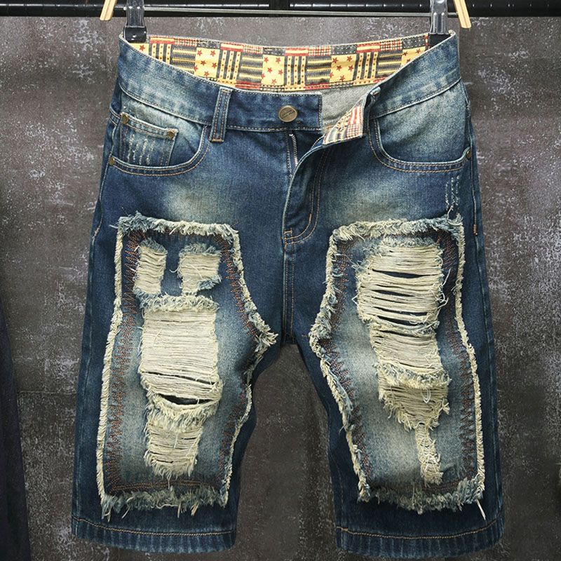 Men'S Shoes For Jeans - Nowe męskie szorty jeansowe w stylu