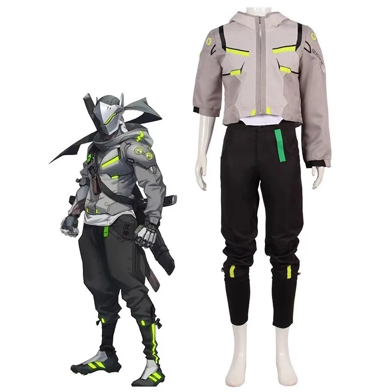 Men'S Shoes For Suits - Kostiumy Cosplay Genji z gry RGD4