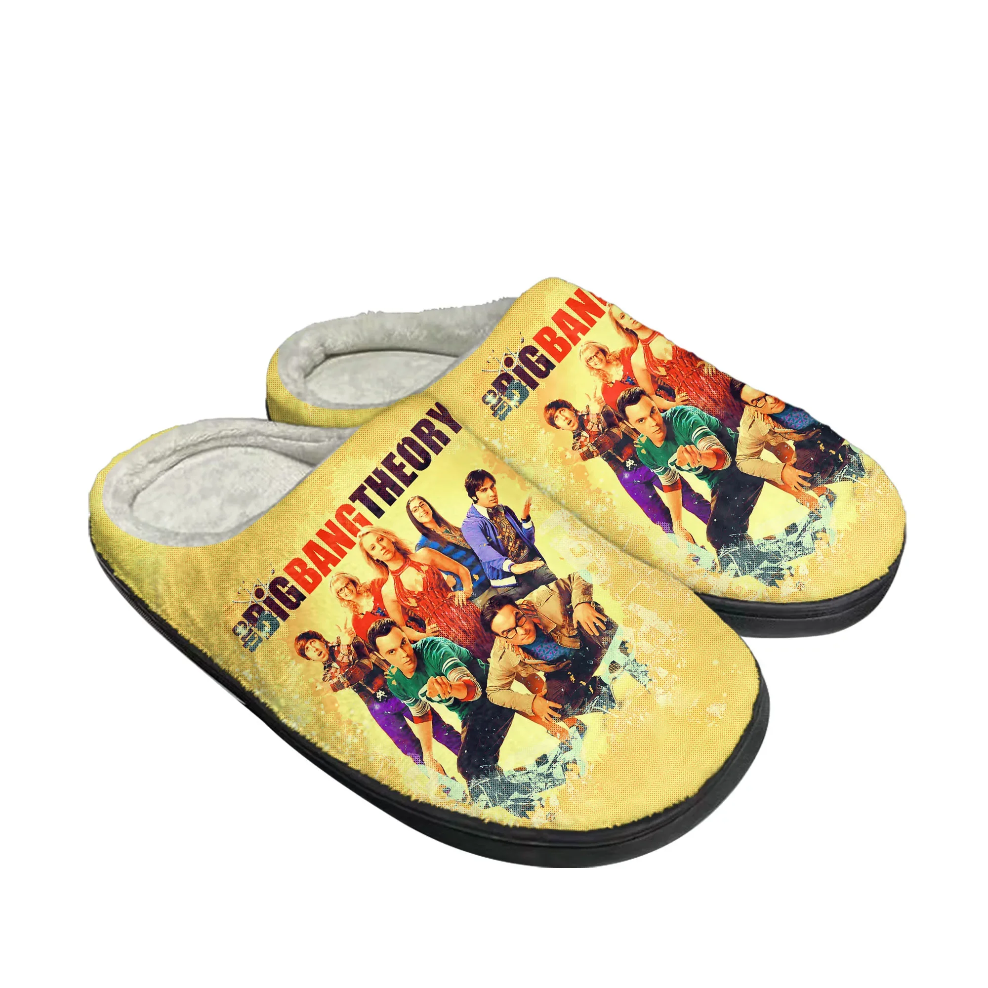 Men Shoes Winter - Duże bawełniane kapcie TBBT Kot Schrodinger,