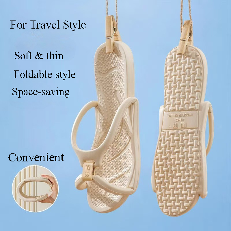 Men'S Shoes For Summer - Składane kapcie podróżne unisex, klapki EVA,