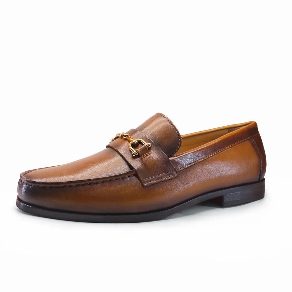 Men Shoes Loafers - Męskie mokasyny, eleganckie buty wizytowe z
