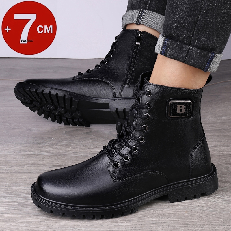 Męskie buty na koturnie ze skó – Men'S Shoes Business Casual recenzja i cena
