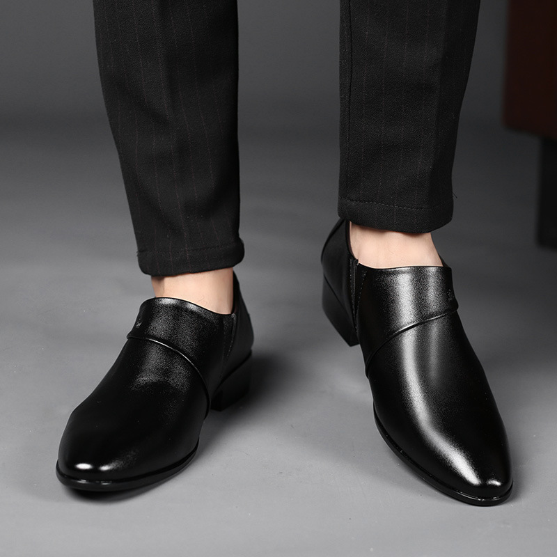Skórzane oksfordy męskie luksu – Men Shoes For Office Work recenzja i cena