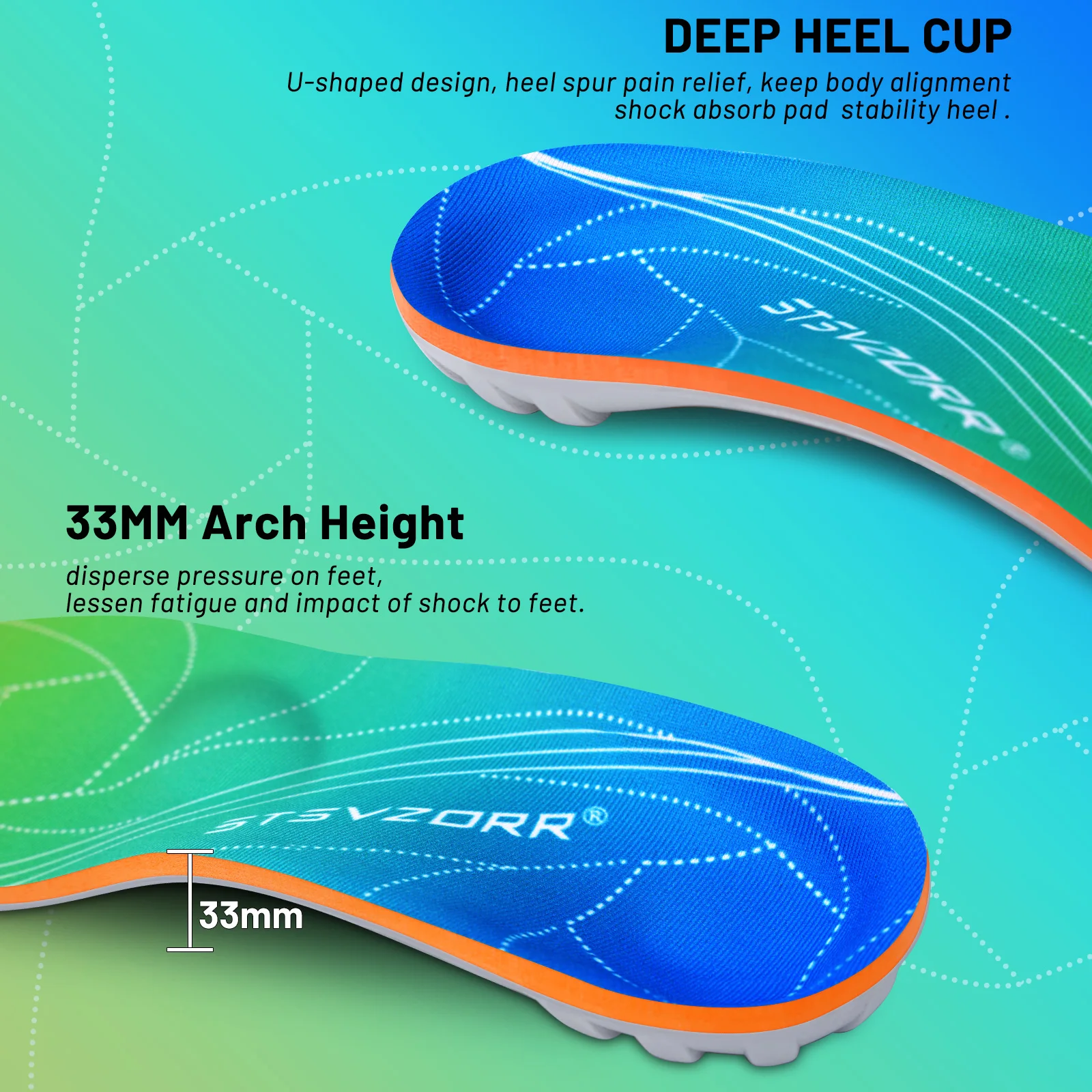 Wkładki ortopedyczne do butów  – Men'S Shoes For Plantar Fasciitis recenzja i cena