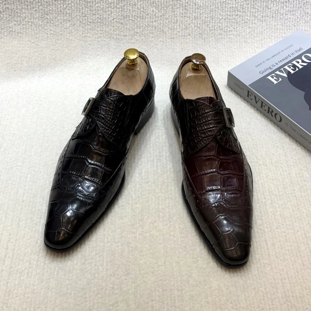 FELIX CHU Męskie wsuwane forma – Monk Strap Shoe recenzja i cena
