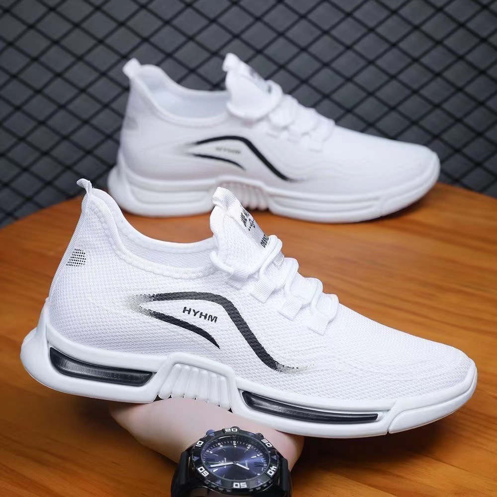 Letnie męskie buty codzienne,  – Men'S Shoes Green And White recenzja i cena