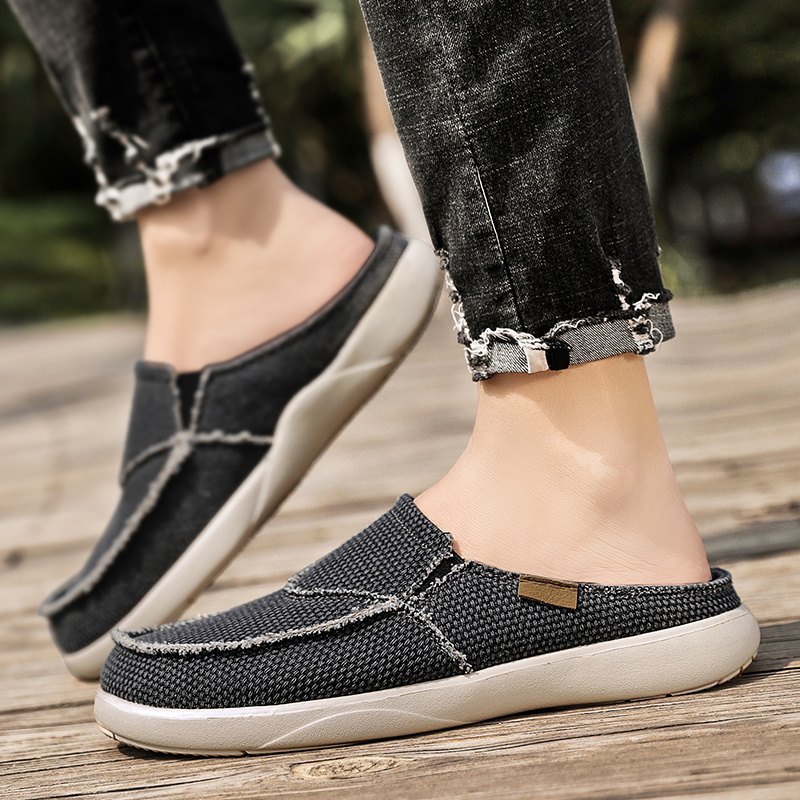 Męskie buty płócienne wsuwane, – Men'S Shoes Comfortable Walking recenzja i cena