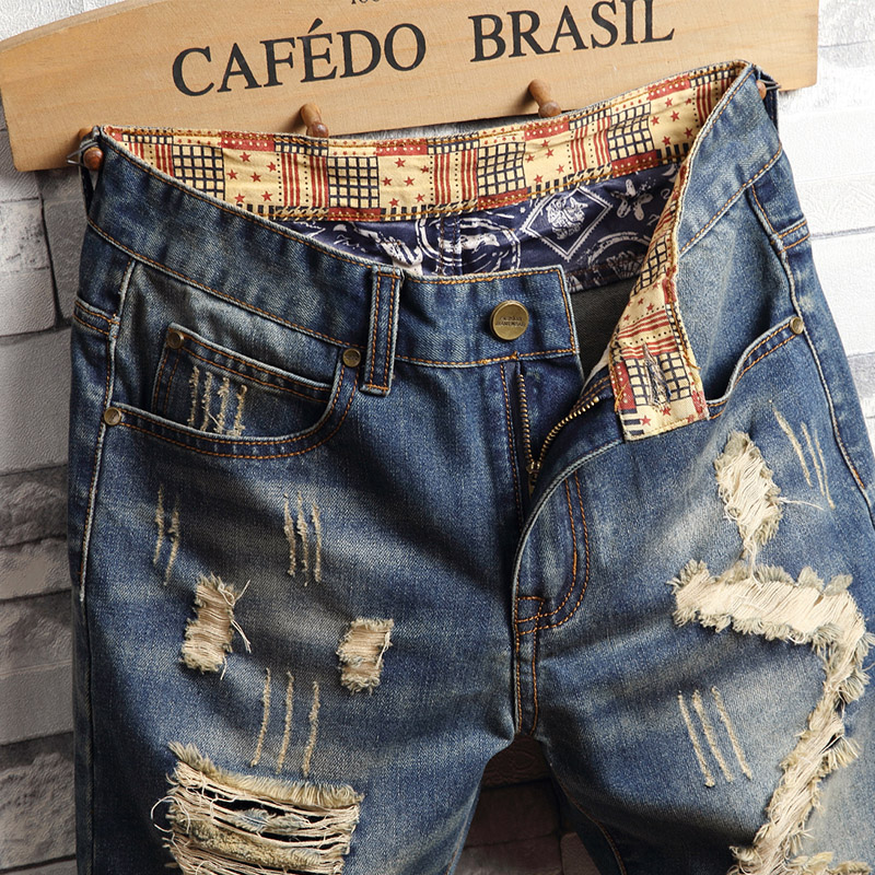 Podarte dżinsowe szorty hip-ho – Men'S Shoes For Jeans recenzja i cena