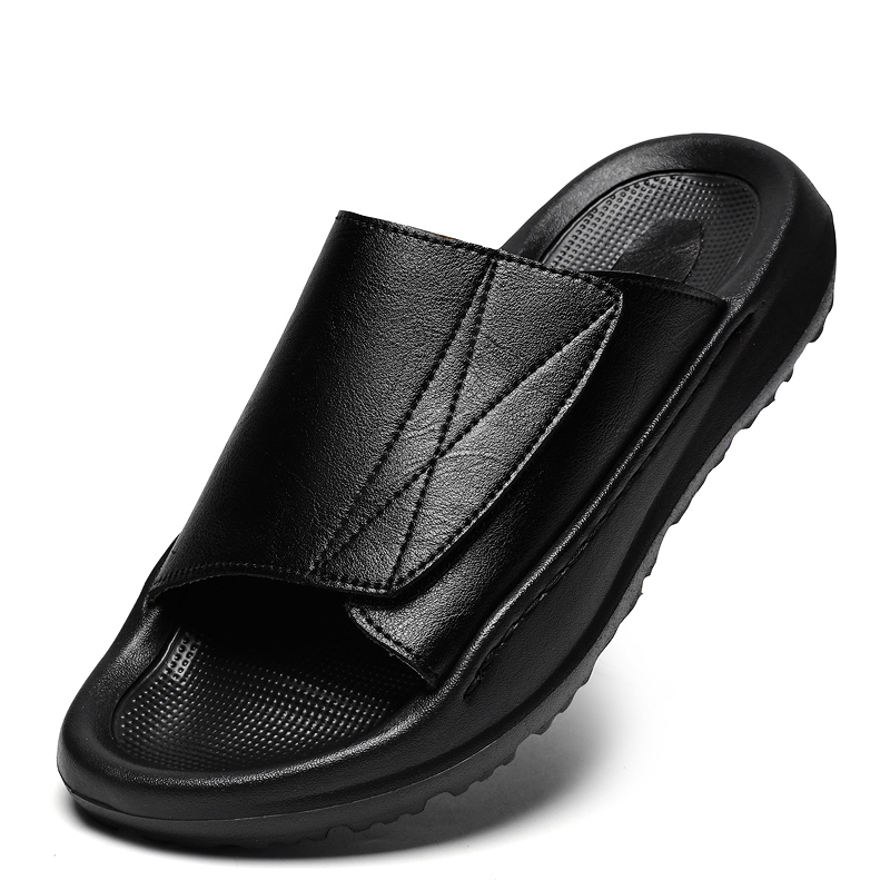 Skórzane klapki męskie Easy-to – Men'S Shoes Comfortable Walking recenzja i cena