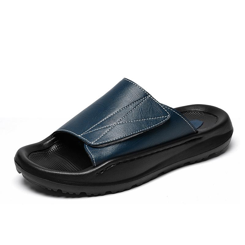 Skórzane klapki męskie Easy-to – Men'S Shoes Comfortable Walking recenzja i cena