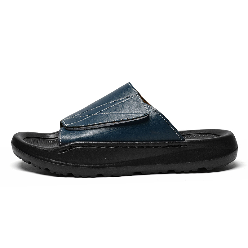 Skórzane klapki męskie Easy-to – Men'S Shoes Comfortable Walking recenzja i cena