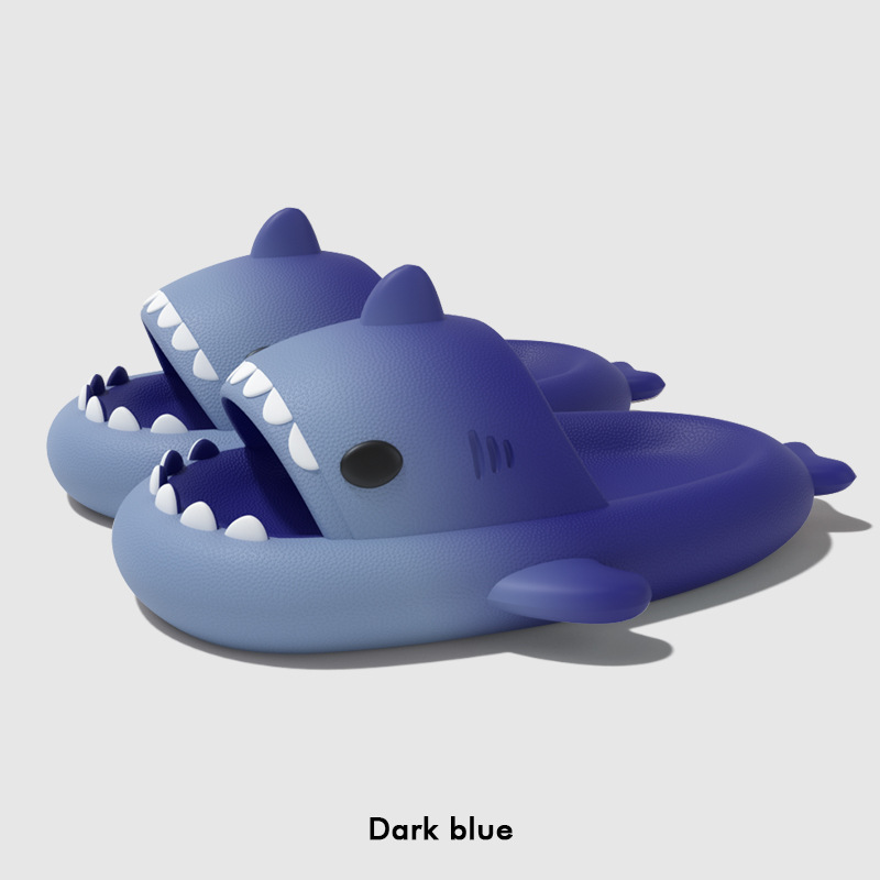 Cute Cartoon Shark kapcie dla  – Men'S Shoes For Summer recenzja i cena