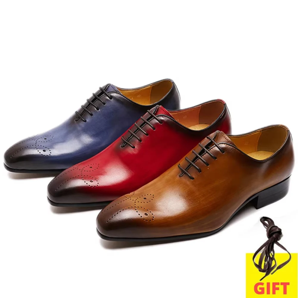 Męskie buty Oxford ze skóry na – Monk Strap Shoe recenzja i cena