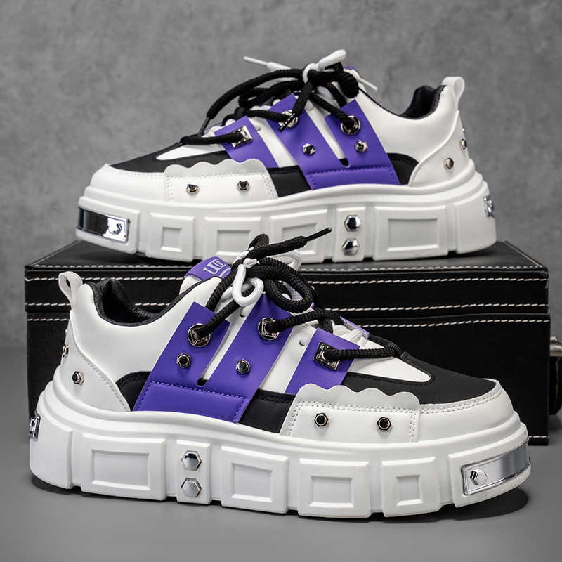 Cyberpunkowe metalowe sneakers – Men Shoes Must Have recenzja i cena