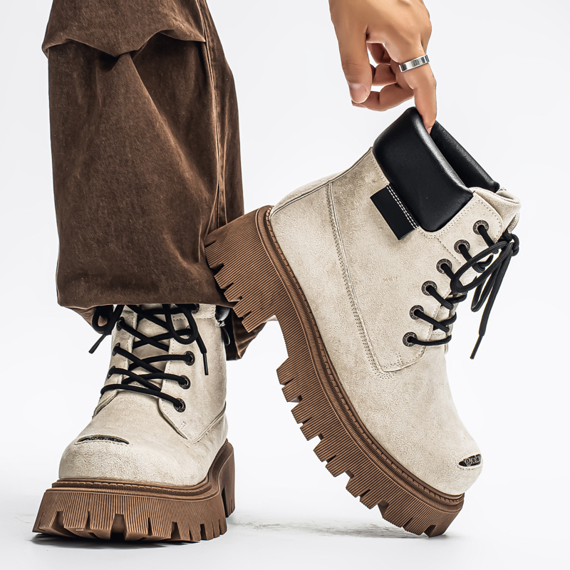Klasyczne wysokie buty outdoor – Men'S Shoes Business Casual recenzja i cena