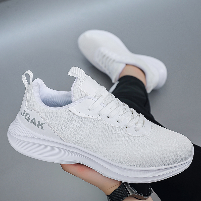 Ultralekkie białe sneakersy z  – Men Shoes Eu To Us Size recenzja i cena