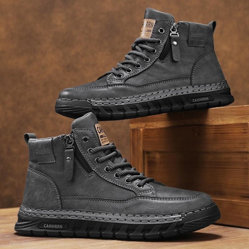 Męskie skórzane buty za kostkę – Men'S Shoes Low Top recenzja i cena