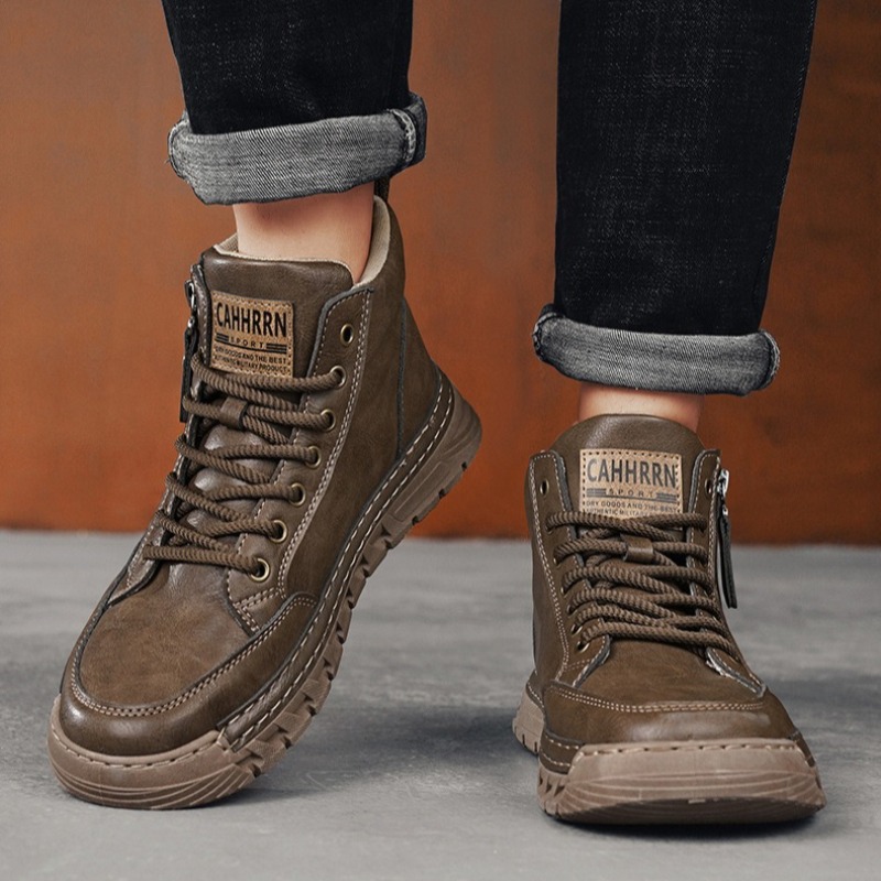 Męskie skórzane buty za kostkę – Men'S Shoes Low Top recenzja i cena