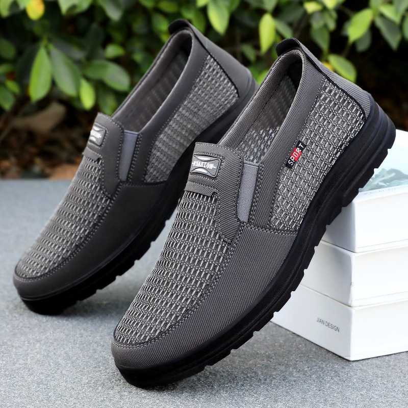 Męskie wsuwane, oddychające mo – Men Shoes Loafers recenzja i cena