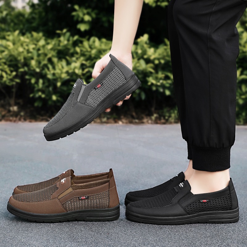 Męskie wsuwane, oddychające mo – Men Shoes Loafers recenzja i cena