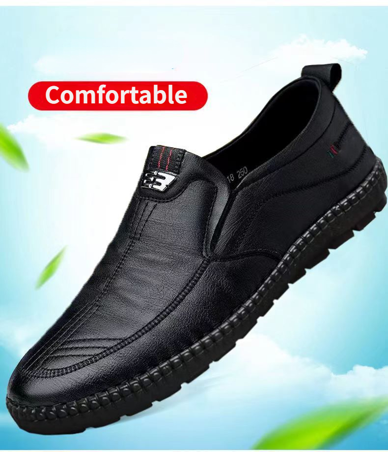 Męskie skórzane mokasyny antyp – Men Shoes For Office Work recenzja i cena