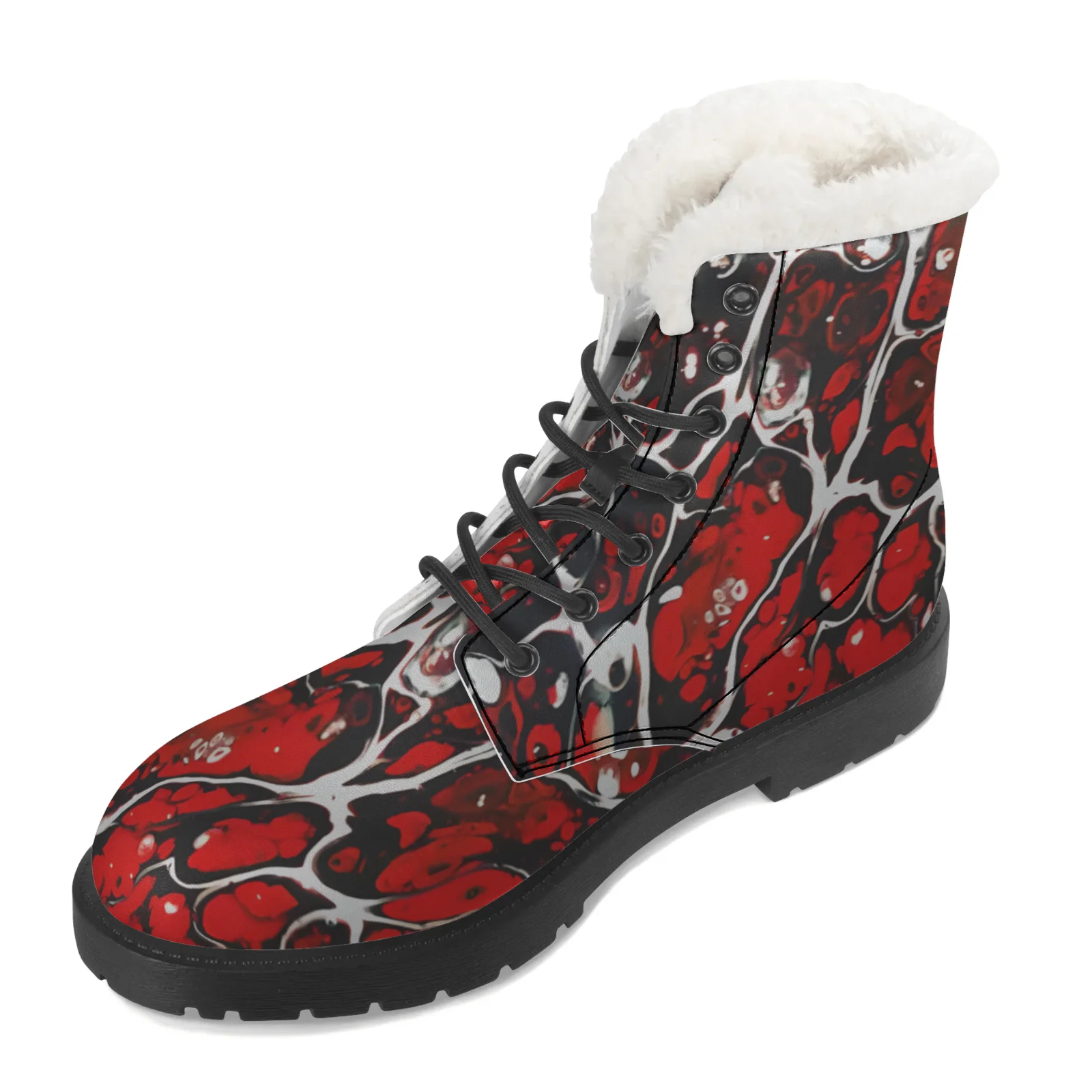 Modne pluszowe buty śniegowce  – Men Shoes Eu To Us Size recenzja i cena