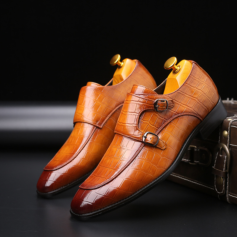 Męskie mokasyny ze skóry lakie – Monk Strap Shoe recenzja i cena