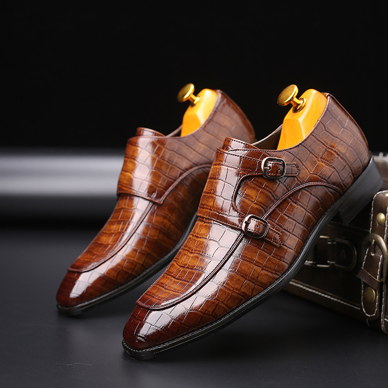 Męskie mokasyny ze skóry lakie – Monk Strap Shoe recenzja i cena