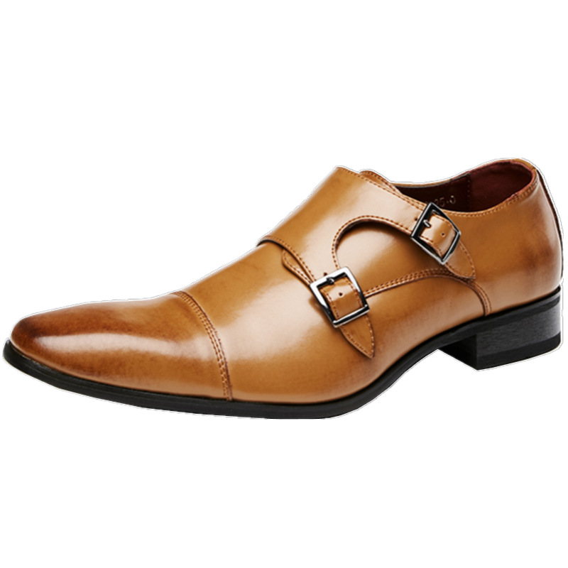 Skórzane męskie buty wizytowe  – Monk Strap Shoe recenzja i cena