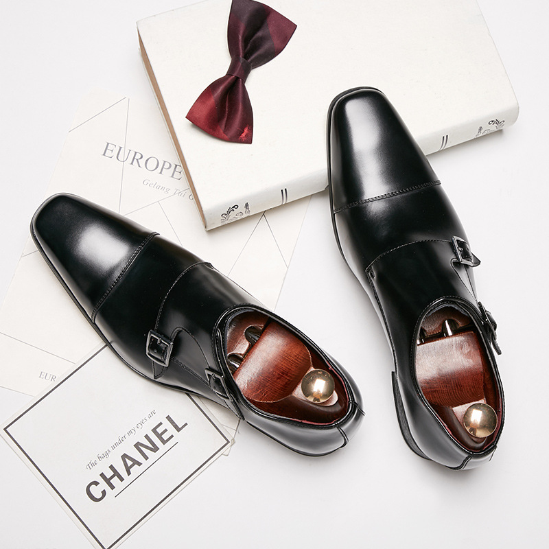 Skórzane męskie buty wizytowe  – Monk Strap Shoe recenzja i cena