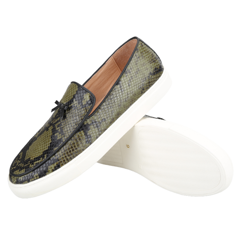 Męskie sneakersy Piergitar w k – Men'S Shoes Green And White recenzja i cena