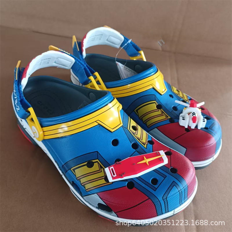 Klapki z nadrukiem Gundam, ani – Men'S Shoes For Suits recenzja i cena