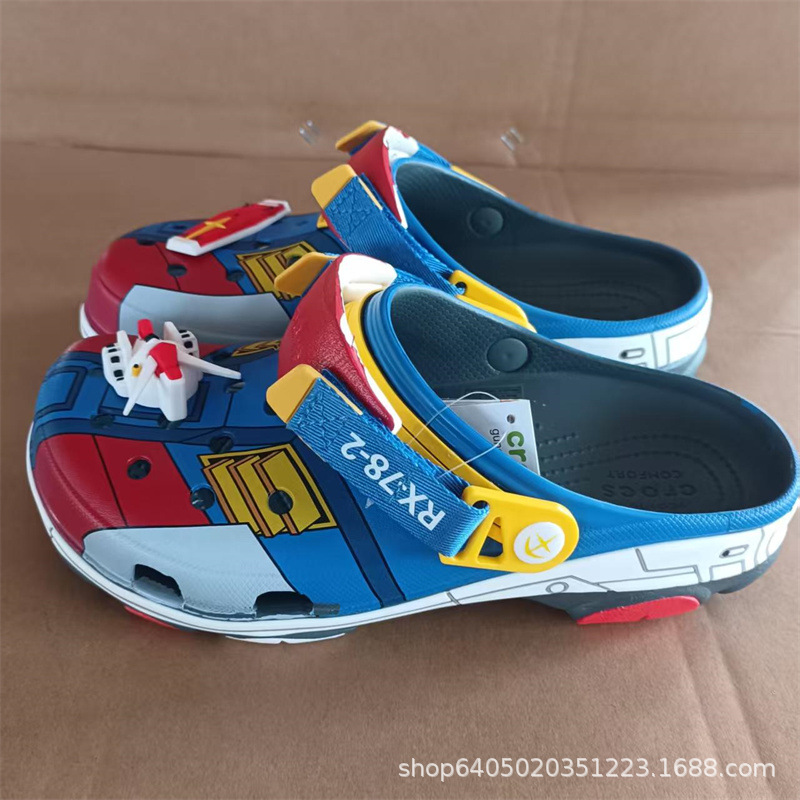 Klapki z nadrukiem Gundam, ani – Men'S Shoes For Suits recenzja i cena