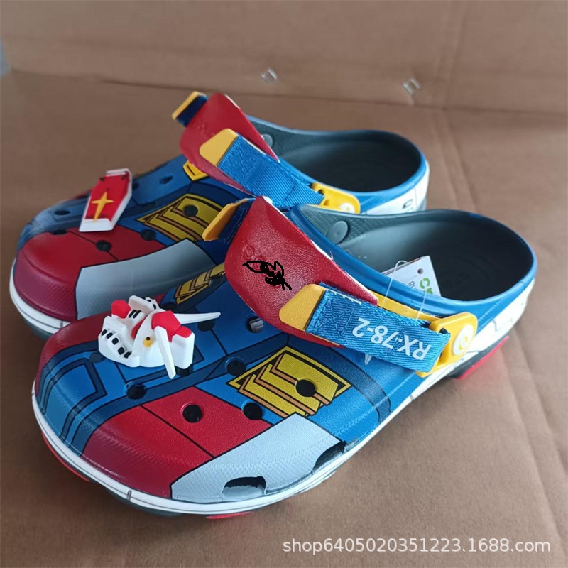 Klapki z nadrukiem Gundam, ani – Men'S Shoes For Suits recenzja i cena
