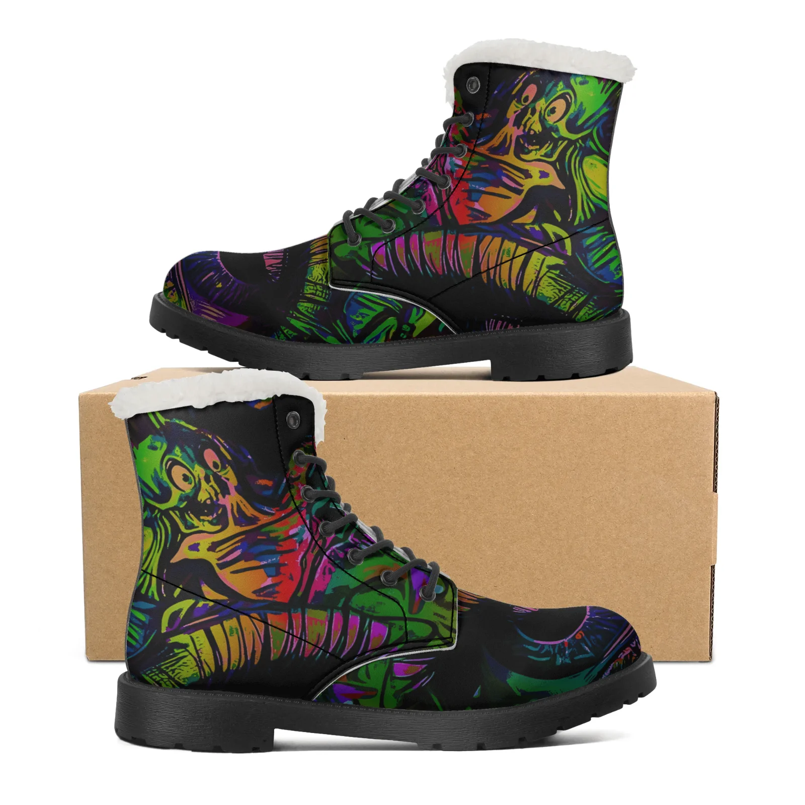 Stylowe pluszowe buty śniegowc – Men Shoes Eu To Us Size recenzja i cena