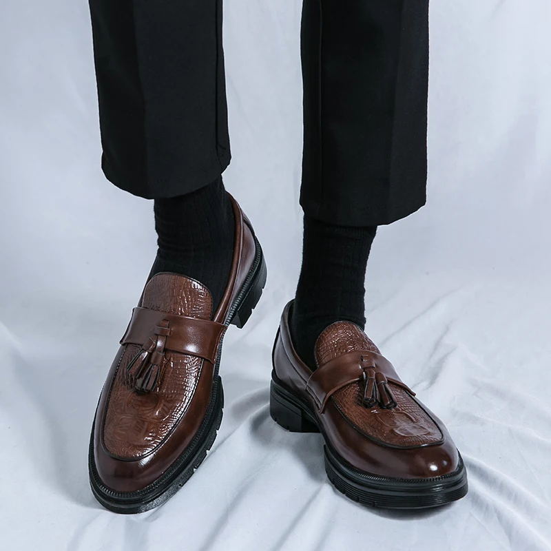 Męskie buty skórzane Męska mod – Men'S Shoes Clearance Sale recenzja i cena