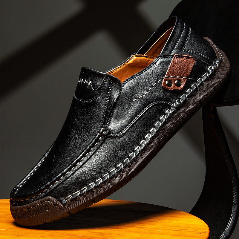Ręcznie robione skórzane buty  – Men'S Shoes Clearance Sale recenzja i cena