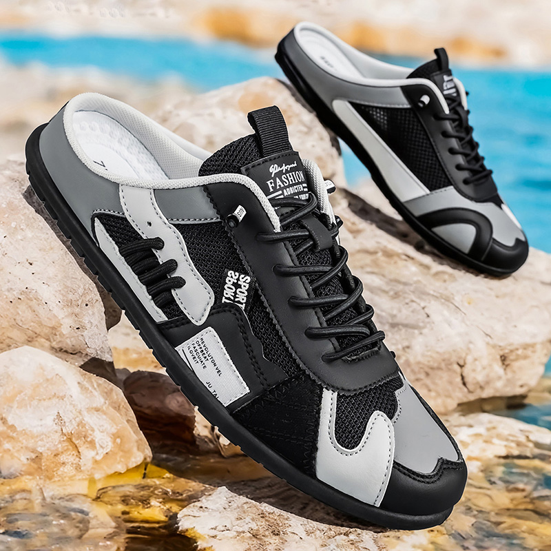 Modne, kolorowe, outdoorowe pó – Men'S Shoes Comfortable Walking recenzja i cena